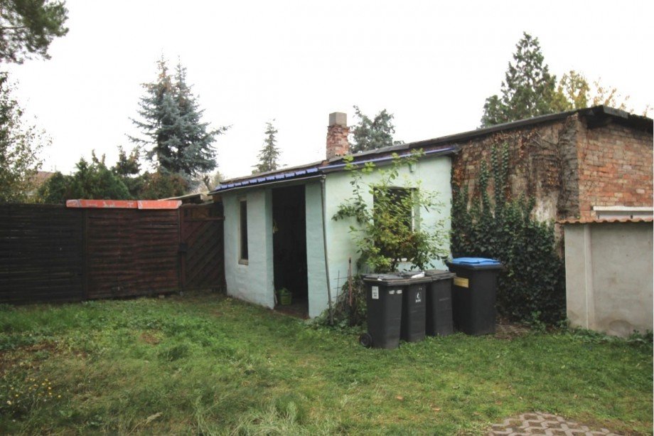Fahrradschuppen Mehrfamilienhaus K�then