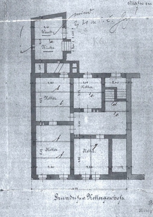 Grundriss KG Reihenmittelhaus K�then