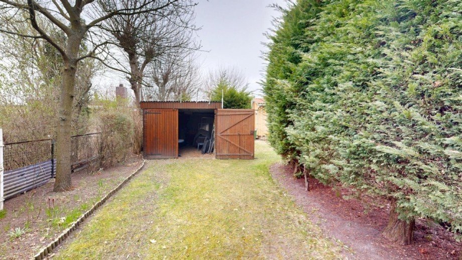 Blick auf Carport Haus Micheln