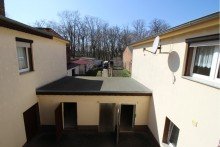 Blick in Hof und Garten Kleine, niedliche Wohnung mit gro�em Garten auf dem Lande