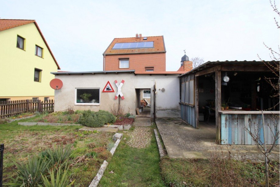 R�ckansicht Einfamilienhaus K�nnern