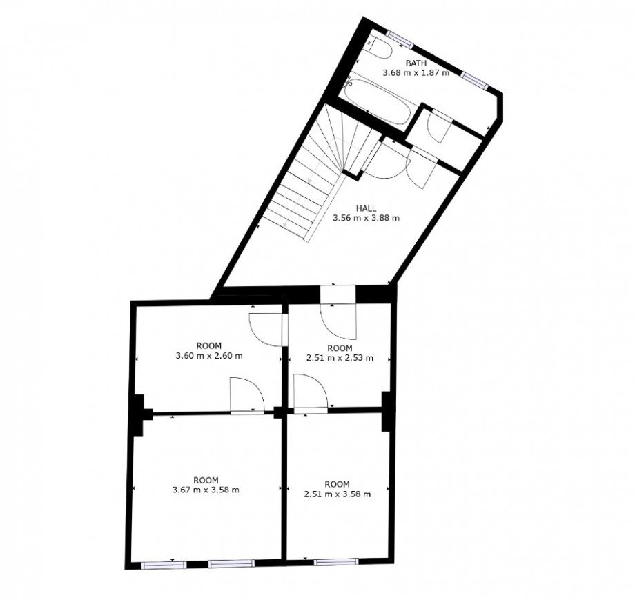 Grundriss 2.OG Reihenhaus K�then