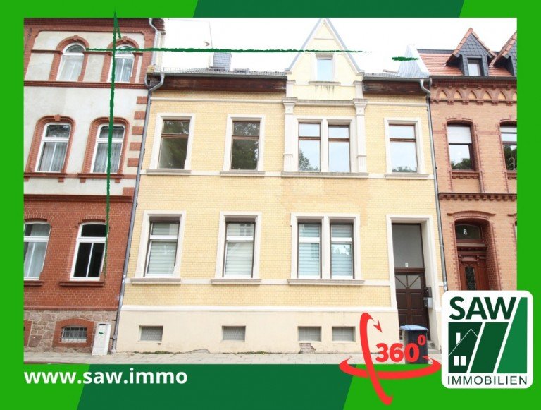 Titelbild Vorderansicht K�then Reihenmittelhaus Ohne K�uferprovision!!! Ger�umiges Stadthaus mit Mieteinnahme direkt am Schlosspark