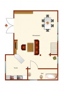 Grundriss Ohne K�uferprovision!!! Neuwertiger Bungalow am L�bitzsee mit eigenem Steg