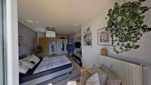 Schlafzimmer Wundersch�ne 2-Raum-Wohnung mit Balkon im Herzen von K�then