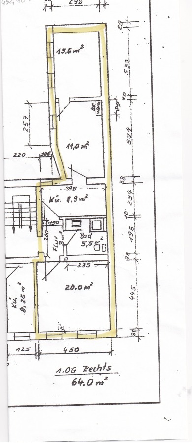 Grundriss Etagenwohnung K�then