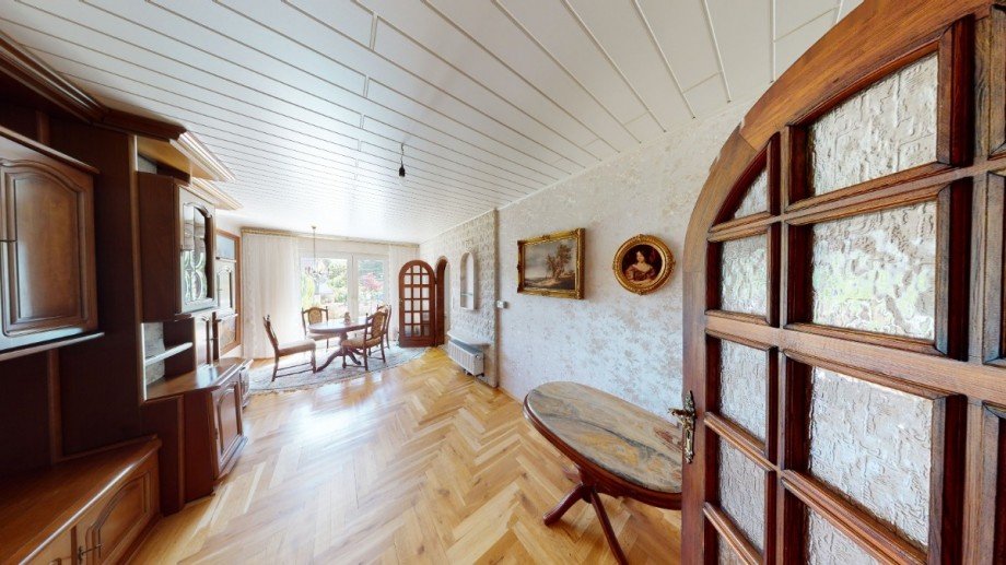 Wohnzimmer Doppelhaush�lfte K�then