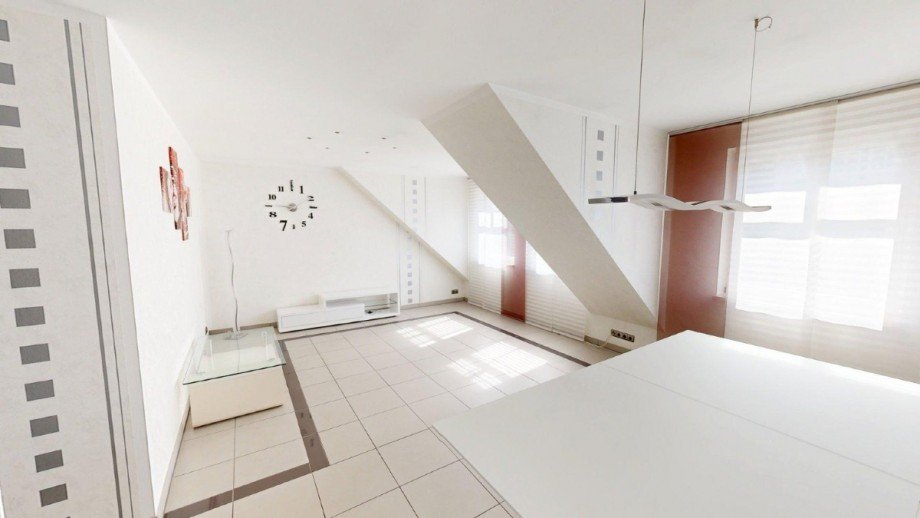 Wohnzimmer Maisonettewohnung K�then