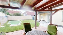 Blick in den Garten Ohne K�uferprovision!!! Schickes Einfamilienhaus auf dem Lande mit gehobener Ausstattung