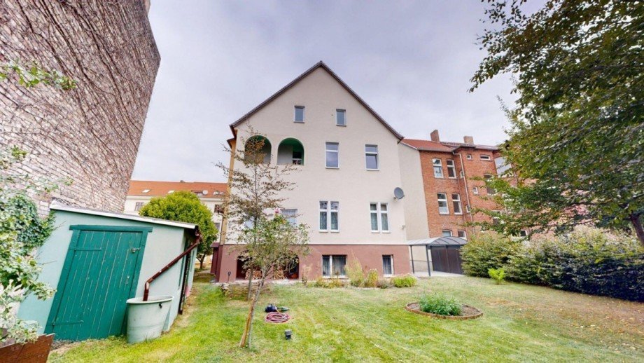 R�ckansicht Villa K�then