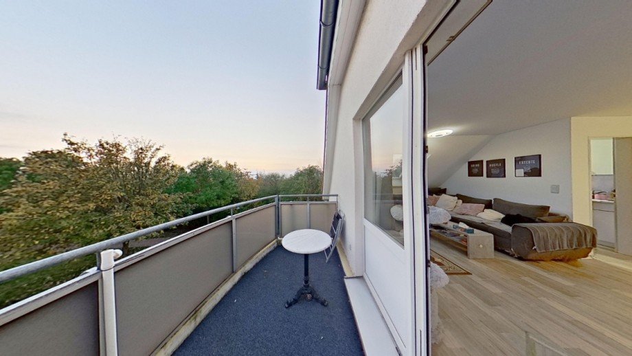 Balkon Dachgeschosswohnung K�then