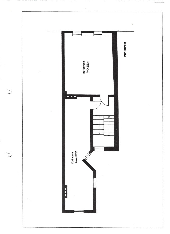 Grundriss DG Mehrfamilienhaus K�then