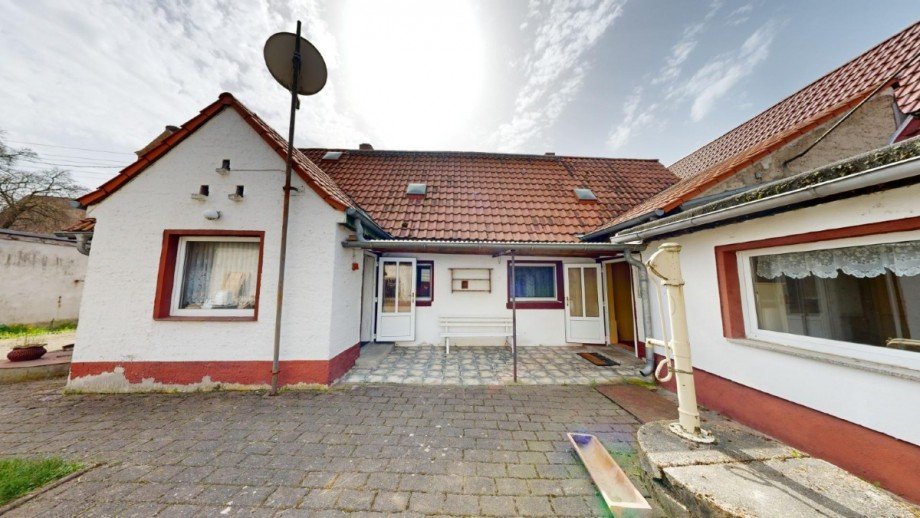 R�ckansicht Wohnhaus Einfamilienhaus Libbesdorf