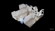 Grundriss Repr�sentative 3 -Raum-Wohnung mit viel Tageslicht