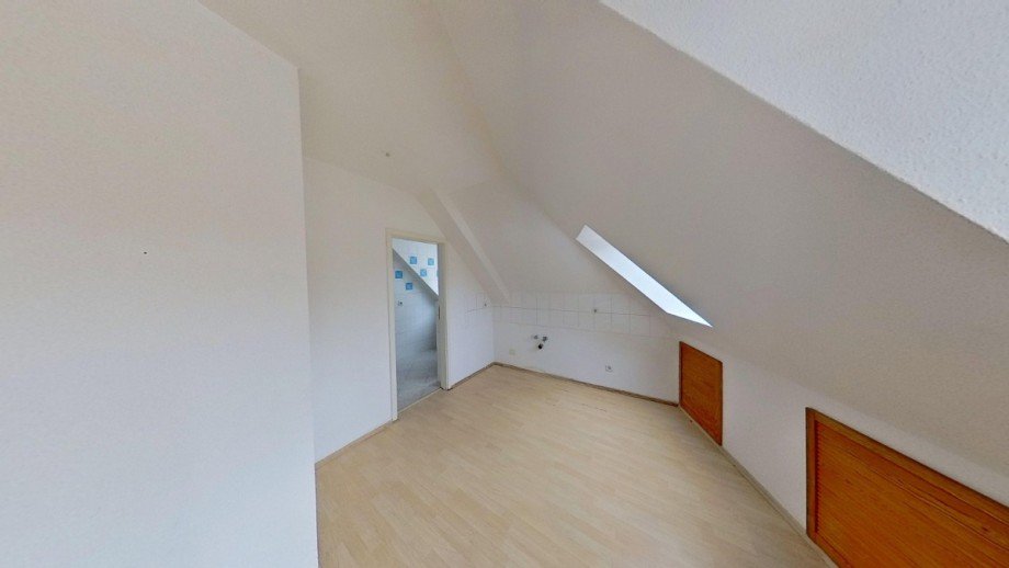 Wohnraum mit K�che Dachgeschosswohnung K�then