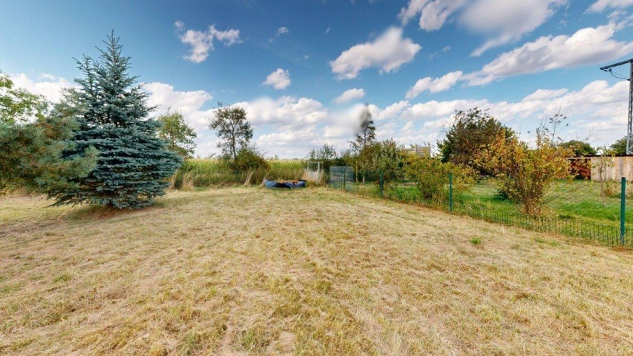 Blick in den Garten Einfamilienhaus Fra�dorf
