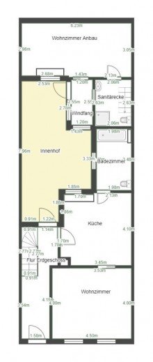 Grundriss EG Angebotsverfahren!!! Niedliches Reihenhaus in der Elbestadt sucht neuen Hausherrn PROVISIONSFREI!!!