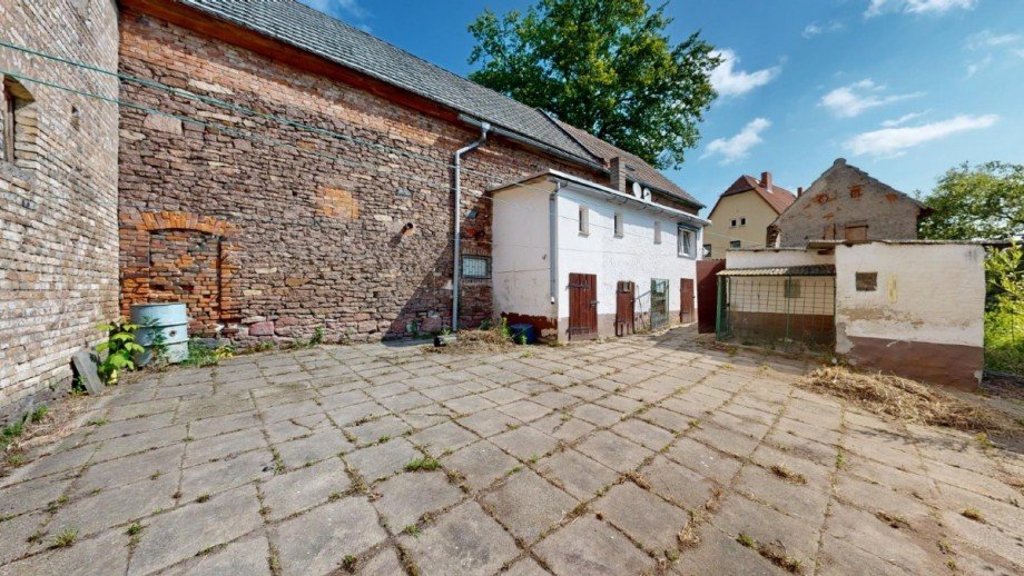 Hofbereich Reihenendhaus S�dliches Anhalt