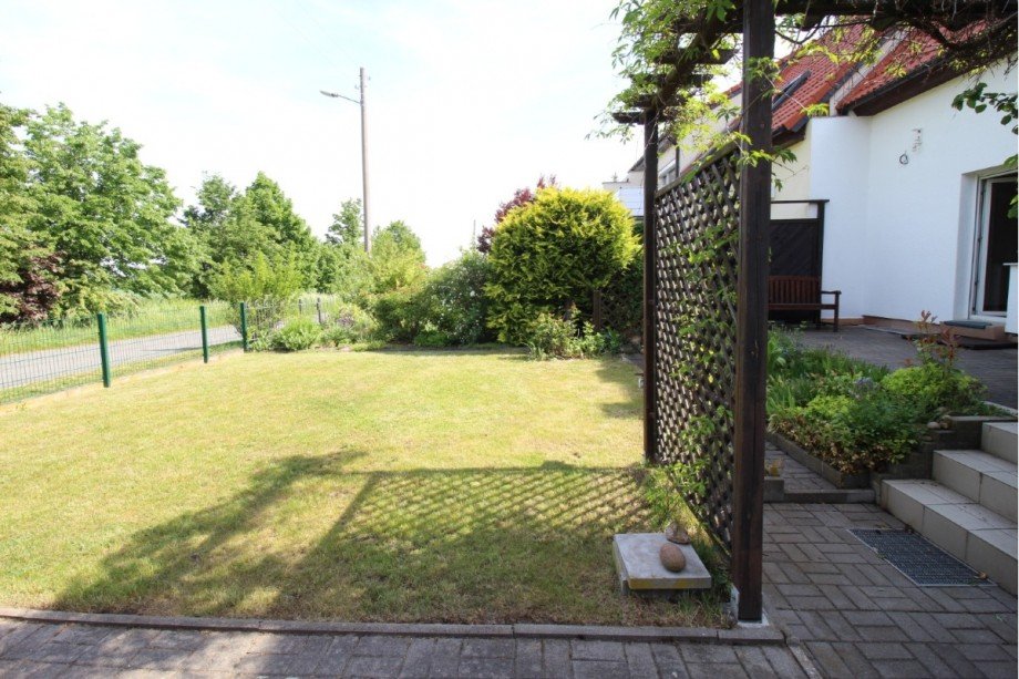 Gartenblick Reihenmittelhaus Osternienburger Land