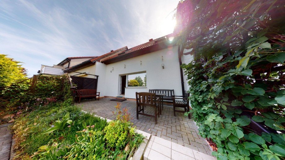 Hinteransicht Reihenmittelhaus Osternienburger Land