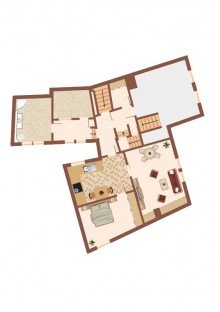 Grundriss OG Ohne K�uferprovision!!! Historisches Wohnhaus mit Ladengesch�ft im Zentrum von K�nnern