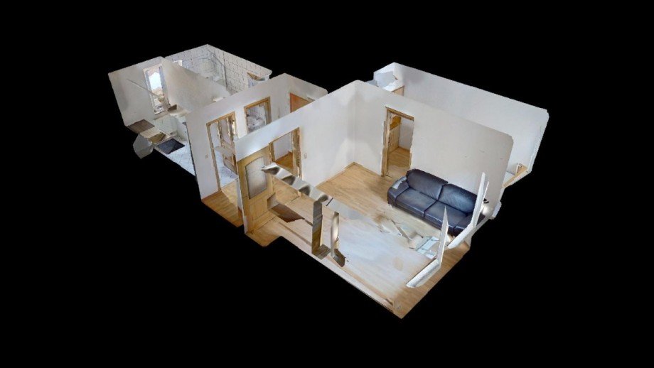 Grundriss Etagenwohnung K�then/ Anhalt