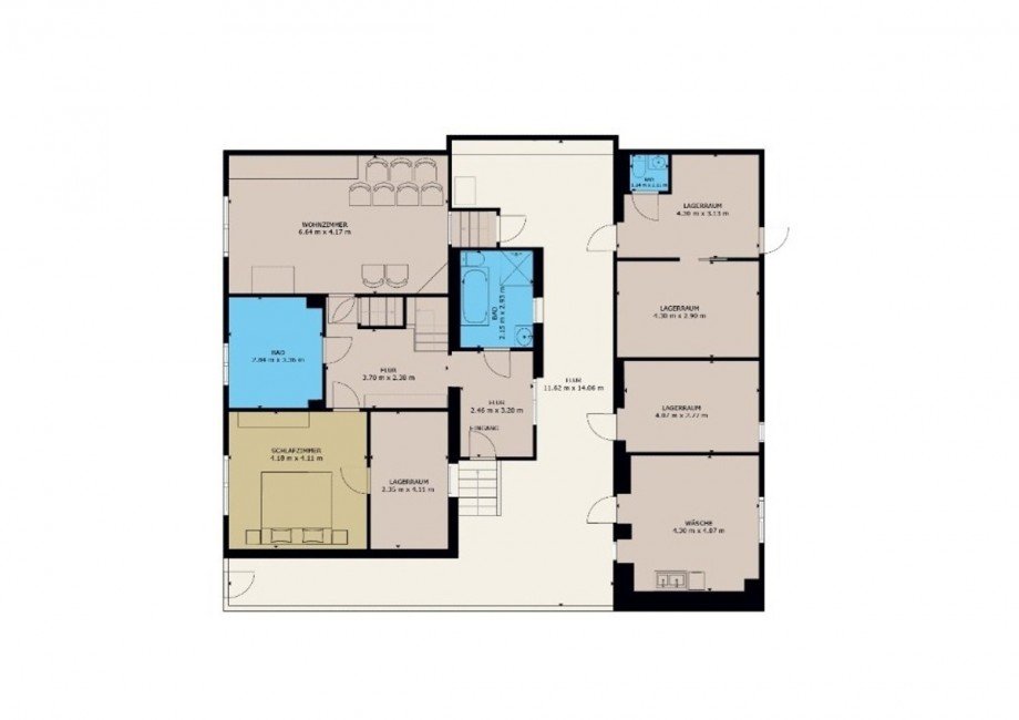 Grundriss EG Einfamilienhaus Osternienburger Land