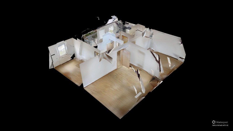 Grundriss ohne M�bel Dachgeschosswohnung K�then