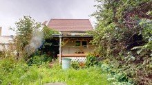 R�ckansicht Hintergeb�ude Reihenhaus in Aken mit Renovierungsbedarf