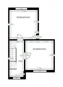 Grundriss OG *PROVISIONSFREI* Niedliches Reihenh�uschen zum Wohlf�hlen