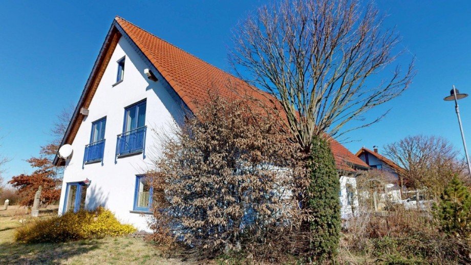 Seitliche Ansicht Einfamilienhaus Diebzig