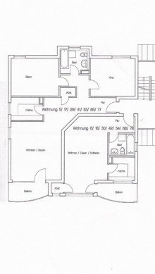 Grundrisse Ohne K�uferprovision! 2 Wohnungen im Paket als interessante Geldanlagem�glichkeit
