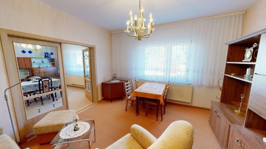 Wohnzimmer Doppelhaush�lfte Scheuder