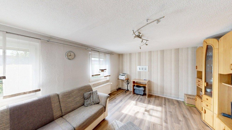 Wohnzimmer Doppelhaush�lfte K�then