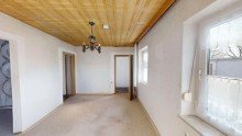 Wohnzimmer EG Provisionsfrei f�r K�ufer: Reihenendhaus mit Garage, Werkstatt und Garten