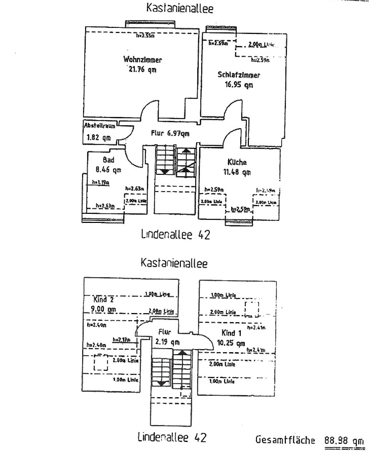 Grundriss_Kastanienallee_16 Mehrfamilienhaus Kleinwanzleben