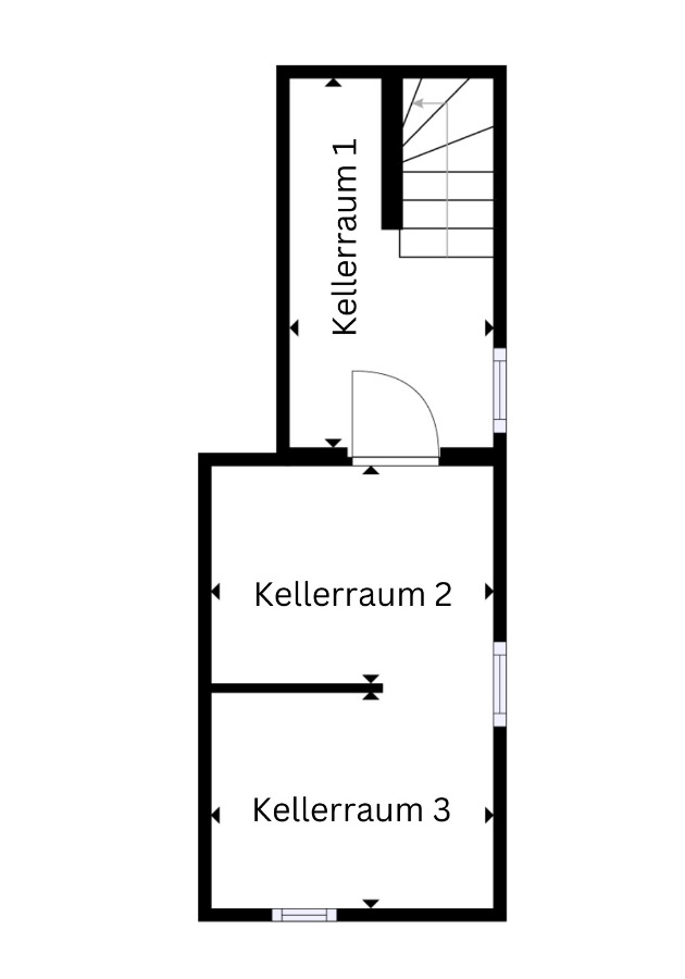 Grundriss KG Doppelhaush�lfte Z�rbig