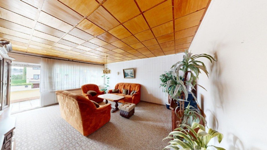 Wohnzimmer Doppelhaush�lfte Gr�bzig