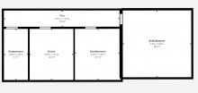 Grundriss H�bsche 2-Raum-Wohnung im Zentrum von K�then