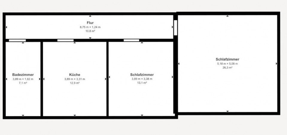 Grundriss Etagenwohnung K�then