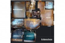 Grundriss EG PROVISIONSFREI!!! Wohnhaus auf dem Lande zum Sanieren