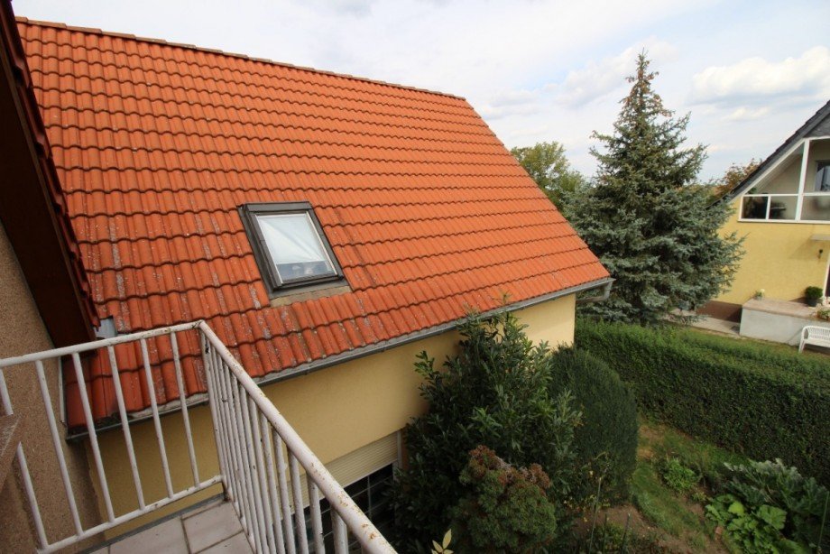 Blick vom Balkon Richtung Neubau Einfamilienhaus K�nnern