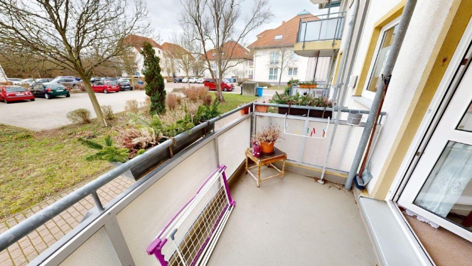 Balkon Erdgeschosswohnung K�then
