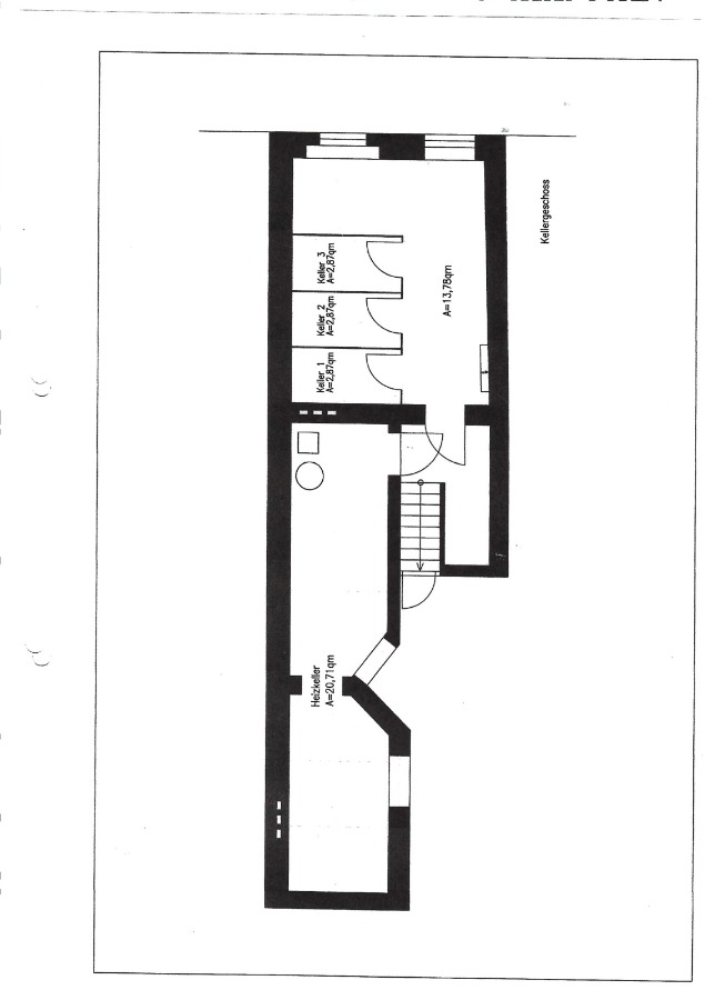 Grundriss KG Mehrfamilienhaus K�then