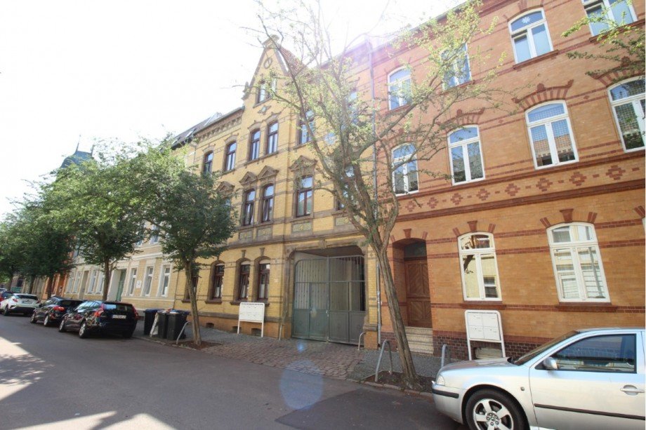 Vorderansicht Wohnhaus Etagenwohnung K�then