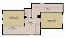 Grundriss DG Ohne K�uferprovision!!! Kleines Lehmhaus auf gro�em Grundst�ck zum Sanieren