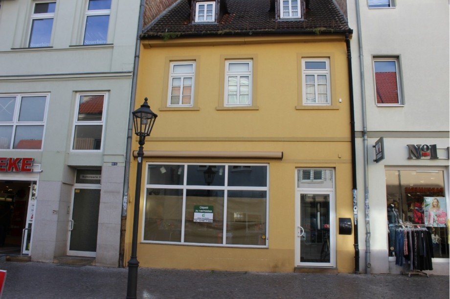 Au�enansicht Ladenlokal K�then (Anhalt)