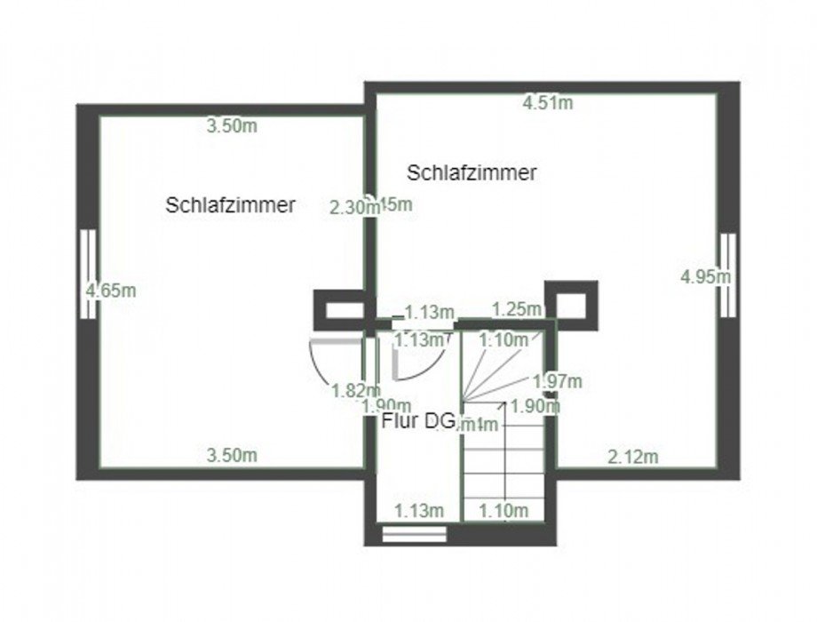 Grundriss DG Einfamilienhaus Radegast