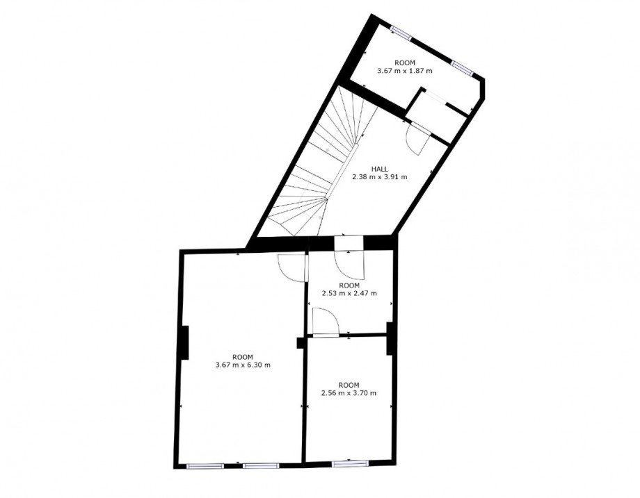 Grundriss 1.OG Reihenhaus K�then