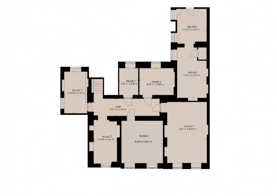 Grundriss KG Mehrfamilienhaus K�then